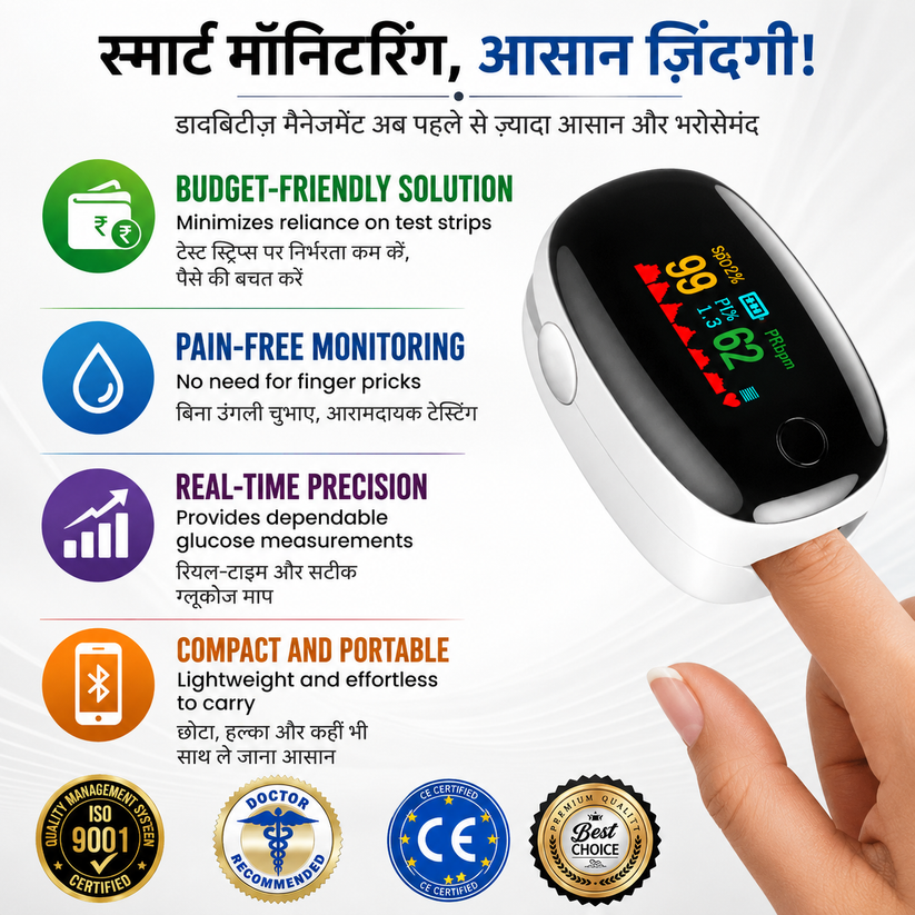 High-Precision Glucose Monitoring Device | Imported From USA | 🚨Limited Stock Available🚨