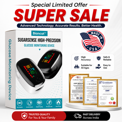 High-Precision Glucose Monitoring Device | Imported From USA | 🚨Limited Stock Available🚨