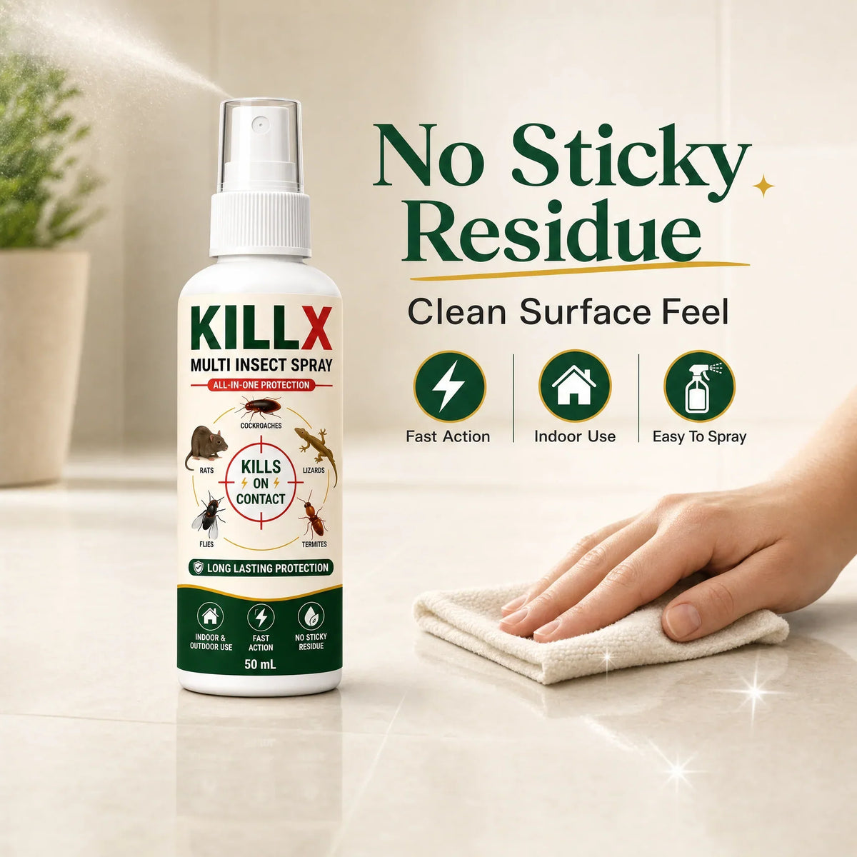 🦟 KILLX Multi-Insect Spray | Fast-Acting Pest Protection | Buy 1 Get 2 FREE