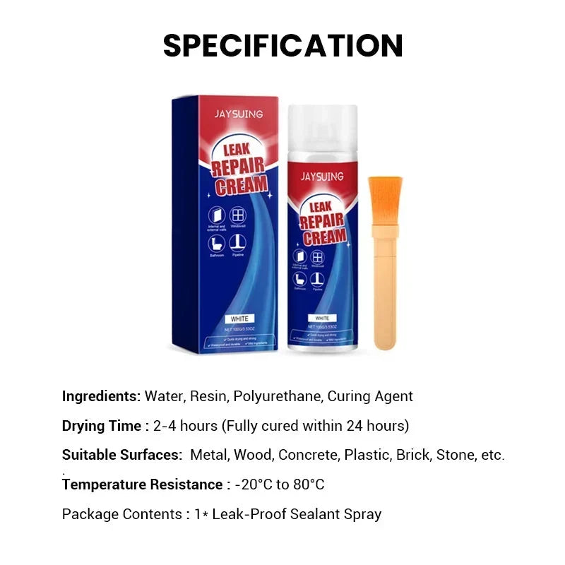 Ultimate Leak Repair Cream | BUY 1 GET 1 FREE | Flexible Seal That Handles Sun, Rain & Cold | ₹599
