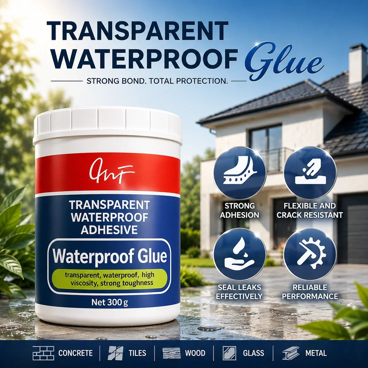 Waterproof Repair Glue | Crack & Leak Protection | BUY 1 GET 1 FREE | ₹599