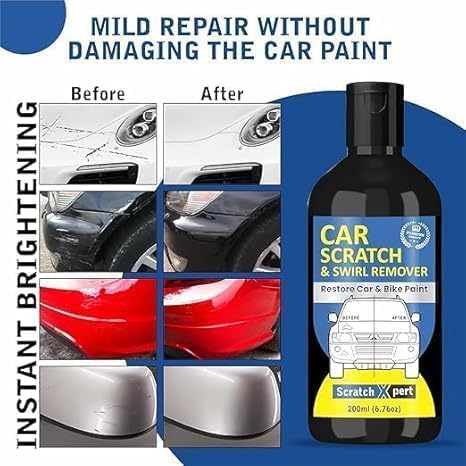 Car Scratch & Swirl Remover Polish – Instant Car Paint Repair Solution