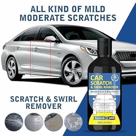Car Scratch & Swirl Remover Polish – Instant Car Paint Repair Solution