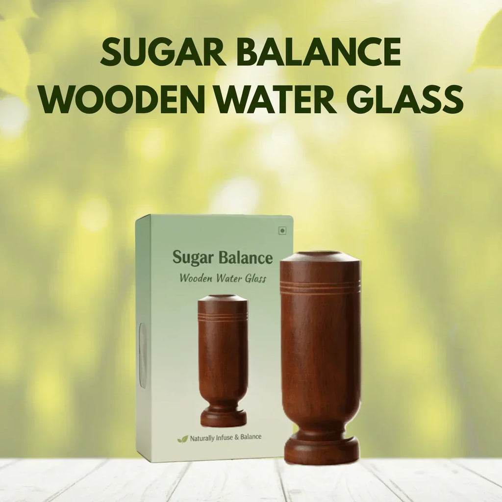 Eco-Friendly Wooden Water Glass | ₹699 | Buy 1 Get 1 FREE 🌿